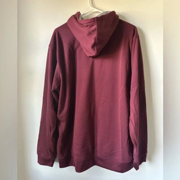 Reebok Men’s Burgundy Hoodie - Picture 3 of 4
